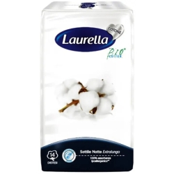 LAURELLA Cotone Notte - 14 Assorbenti sottili per la notte