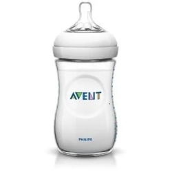 Avent Natural - Biberon 1m+ a flusso lento privo di BPA 260 Ml