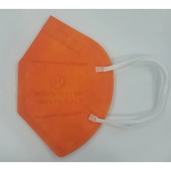 +39 Mask Ffp2 Nr - Mascherina protettiva monouso colore arancione