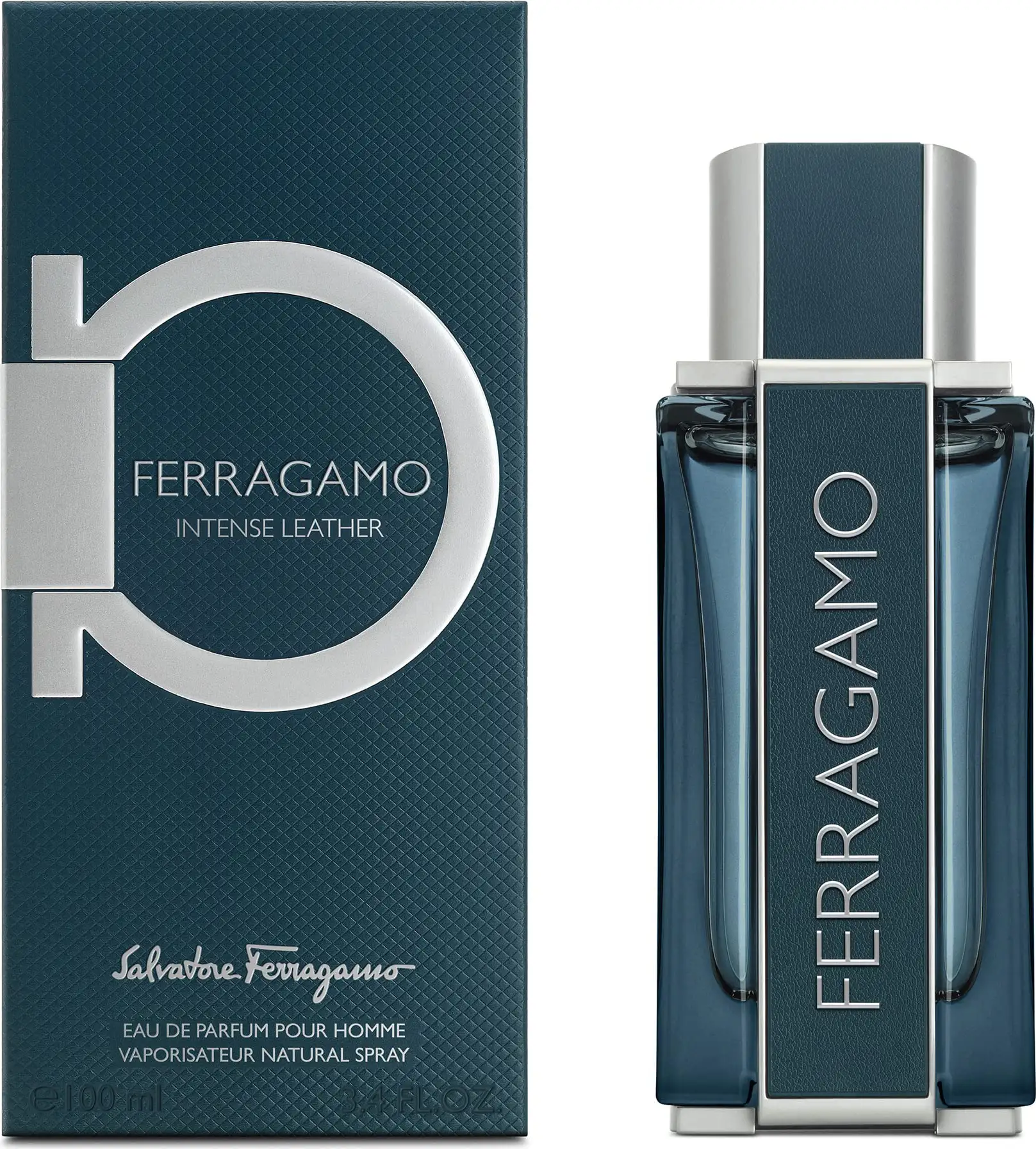 Salvatore ferragamo Intense leather - eau de parfum uomo 100 ml vapo