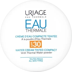 Uriage Crema Solare Viso 30 SPF Compatta All'Acqua Colorata Eau Thermale Protezione Alta 10 gr