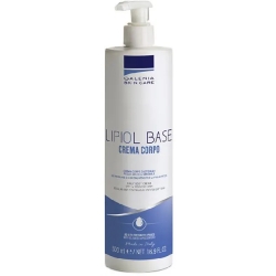 Lipiol Base - Crema corpo quotidiana per pelle secca e sensibile 500 Ml