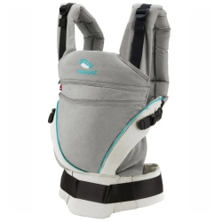 XT - Marsupio per neonati all in one Cotton Grey Ocean