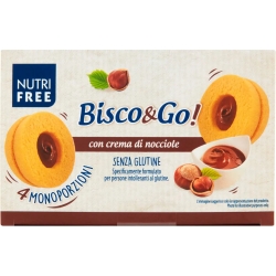 Bisco&Go Crema di Nocciola -  4 monoporzioni da 40 g
