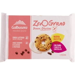 Zerograno - frollini gluten-free con panna e gocce di cioccolato 220 g