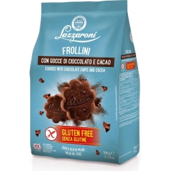 Frollini al cacao con gocce di cioccolato 200 g