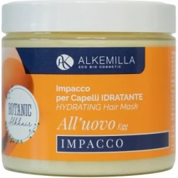 Botanic Alkhair - Impacco per capelli idratante all'uovo 200 ml