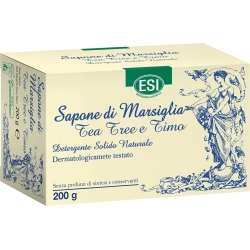 Esi Sapone di Marsiglia Tea tree e Timo - detergente solido naturale 200 g