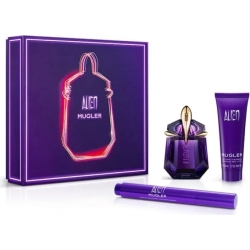 MUGLER Cofanetto Alien - Eau de parfum donna + latte corpo + pennello profumato