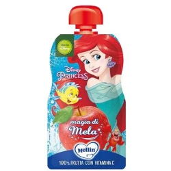 disney princess pouch - merenda magia di mela 110 g