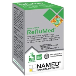 Reflumed 10 Stick Orosolubili Gusto Ananas - Integratore Per L'Acidità Di Stomaco