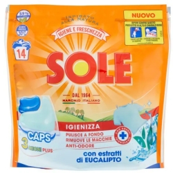 Igiene e freschezza - detersivo per il bucato 14 caps