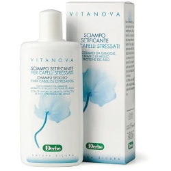 Vitanova Sciampo setificante - Shampoo per capelli stressati 200 ml