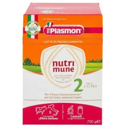 Plasmon Nutri mune 2 - Latte in polvere di proseguimento da 6 a 12 mesi 700 G
