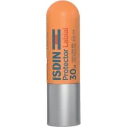 Isdin Crema Solare Viso 30 SPF Stick Labbra Protector Labial Protezione Alta 4,8 gr