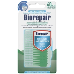 Biorepair Picks Spazi regolari - 40 scovolini con antibatterico