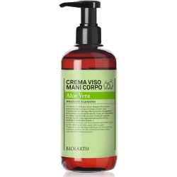 Bioearth Crema Viso Mani Corpo Aloe Vera 500 ml