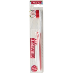 Curasept Soft medical - Spazzolino da denti colore azzurro