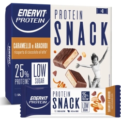 Enervit Protein - Wonder snack al gusto di Caramello e arachidi 8 Barrette
