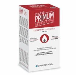 Specchiasol Mini Drink Primum Depurativo 15 Bustine Gusto Pesca - Integratore Detossinante
