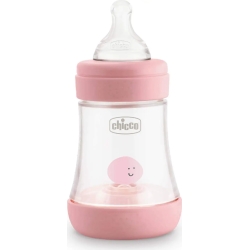 Chicco Perfect 5 - Biberon Anticolica Flusso Lento 150 ml Rosa