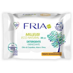 Milleusi Eco Natural - 20 Salviette detergenti igienizzanti