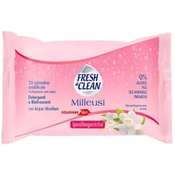 Fresh & Clean Milleusi ipoallergeniche - 12 salviette imbevute