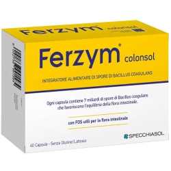 Ferzym Colonsol 40 capsule - Integratore per la flora intestinale