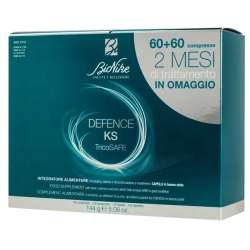 Bionike Defence Ks Tricosafe Bipack 60 + 60 Compresse - Integratore Per I Capelli