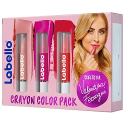 LABELLO Crayon Color Pack - 3 lipstick in colori assortiti