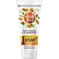 SUNSILK 1 Minute wow - Maschera con Olio d'Argan e Mandorle 180 ml