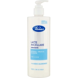 VENUS Latte Micellare Idratante Con Acido Ialuronico 400 ml