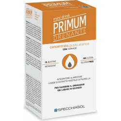 Specchiasol Mini Drink Primum Drenante 15 Bustine Gusto Arancia - Integratore Detossinante