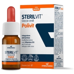 Sterilvit Polivit Gocce 5 Ml - Integratore Per Le Ossa - Sterilfarma