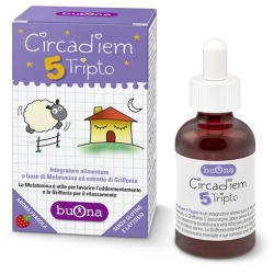 Circadiem 5 Tripto 30 ml Gusto Fragola - Integratore Per Il Sonno Ed Il Rilassamento