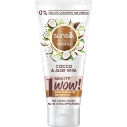 SUNSILK 1 Minute Wow - Maschera Con Cocco & Aloe Vera 180 Ml