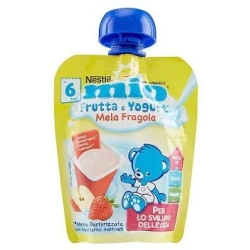 Mio - Frutta e yogurt gusto mela e fragola pouch 90 gr