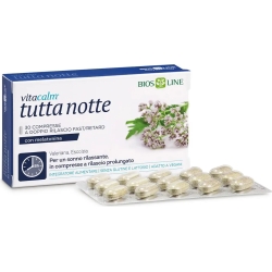 Vitacalm Tutta Notte Con Melatonina 30 Compresse - Integratore Per Il Sonno