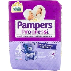PAMPERS Progressi Maxi - 22 Pannolini 7-18 Kg Misura 4