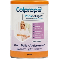 Colpropur Lady 340 gr - Gusto Pesca - Integratore Per Il Sistema Muscolo Scheletrico