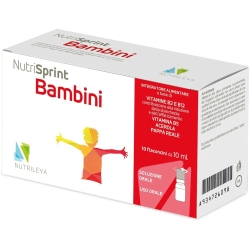 Nutrisprint Bambini 10 flaconcini - integratore per il tono e l'energia