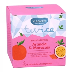 Neavita Twice arancia & Maracuja - Infuso a freddo di frutti 15 filtri