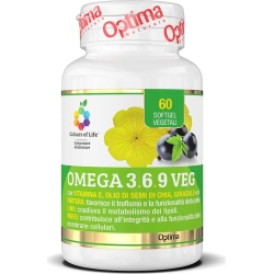 Optima Naturals Omega 3.6.9 Veg 60 Capsule Soft Gel - Integratore Per La Pelle