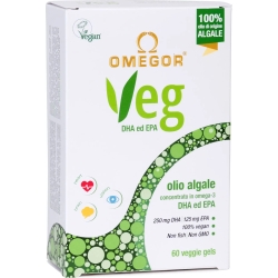 Omegor Veg 60 Capsule - Integratore Per La Funzione Cerebrale