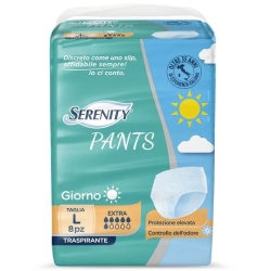 Serenity Pants - 8 Mutandine assorbenti Extra Misura L