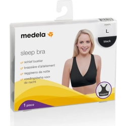 Sleep Bra - Reggiseno Gravidanza da notte Nero Taglia L