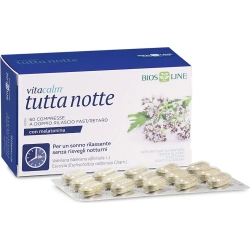 Vitacalm Tutta Notte Con Melatonina 60 Compresse - Integratore Per Il Sonno