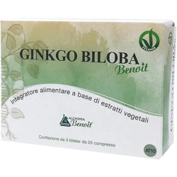 Ginko Biloba Benoit 60 Compresse - Integratore Per La Memoria