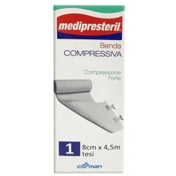 Medipresteril Benda Compressiva Forte 8 cm x 4,5 Mt