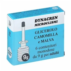Dynacren Microclismi glicerolo, camomilla e malva - 6 da 9 g